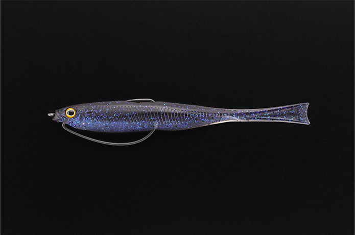 ジャッカル ドリフトフライメロウ 5.2"のノーシンカーリグ