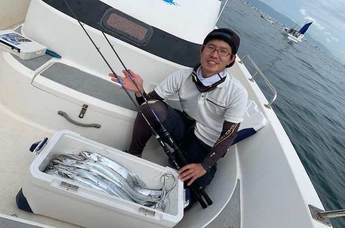 がまかつのタチウオテンヤロッドと釣果