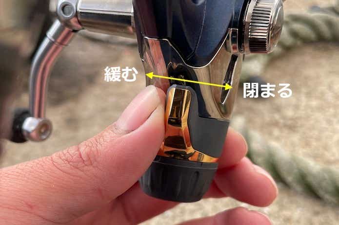 シマノ製ヤエンリールのリアドラグ