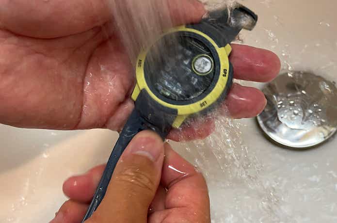 時計の水洗い