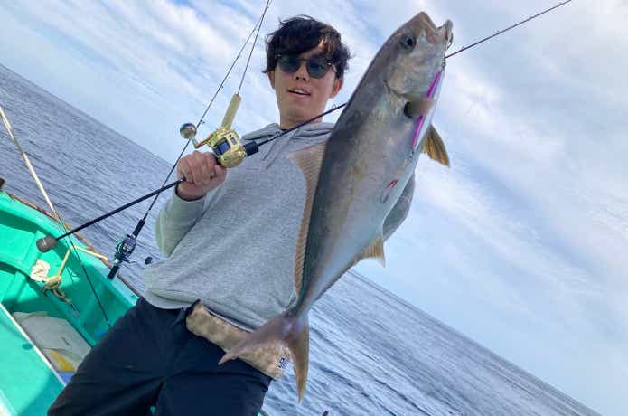 センターサーディンで釣ったカンパチ