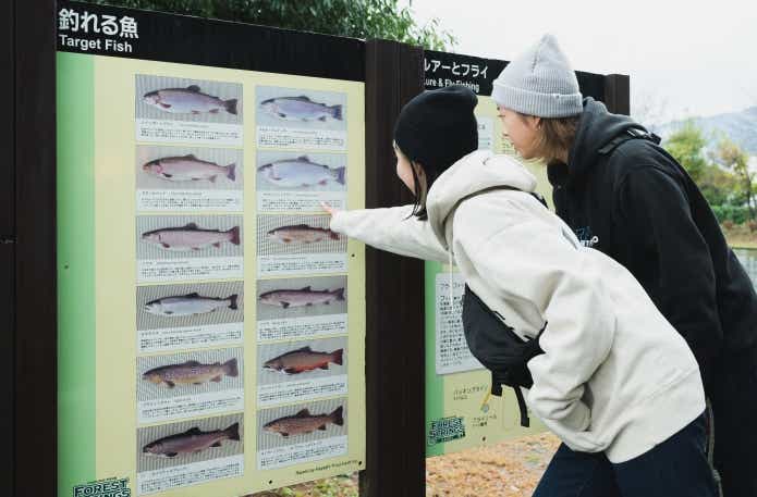 管理釣り場で釣れる魚