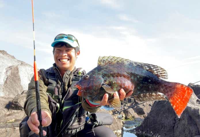 真冬のブダイ釣り