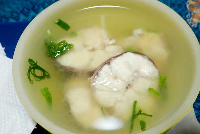 ホシザメの味噌汁