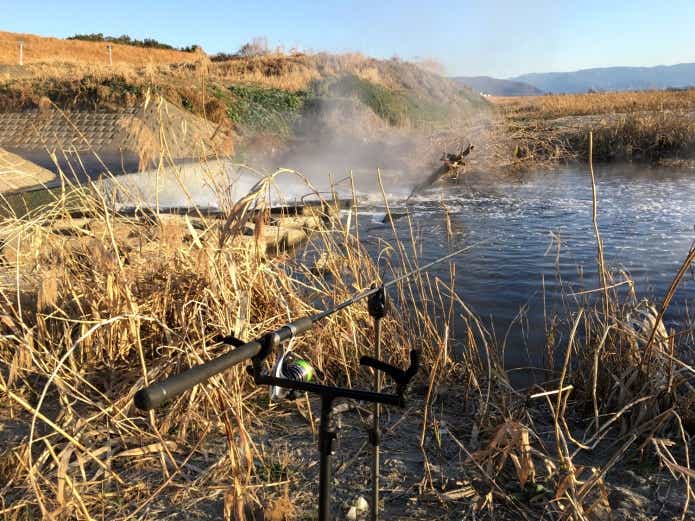 温排水が流れ込むような場所