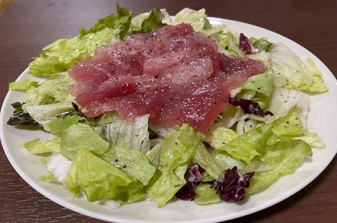 ビンチョウマグロのカルパッチョ