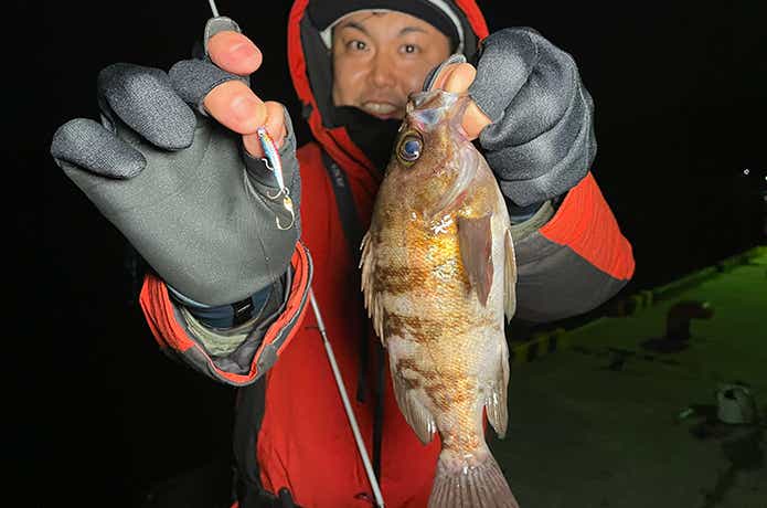 魚子メタル貫きでメバル