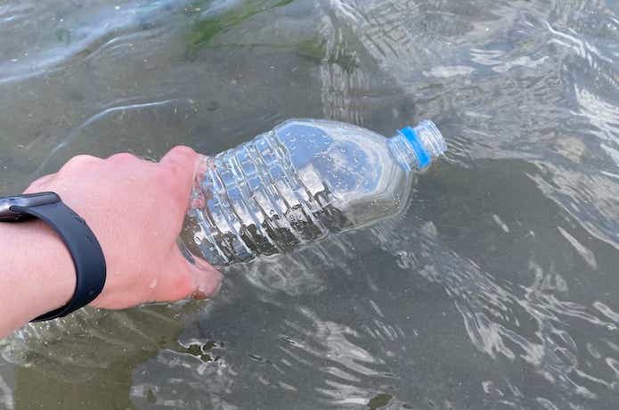 砂抜き用の海水