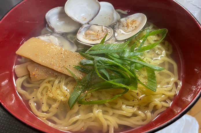 ハマグリラーメン
