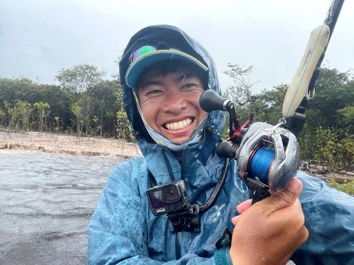 雨の日の釣り