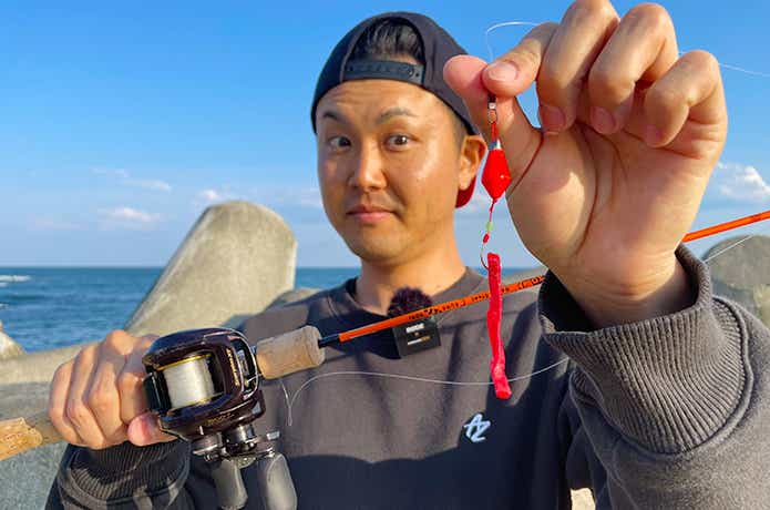 常温保存生エサ Hitくん イカで実釣