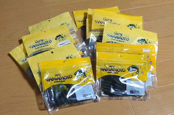 ゲーリーヤマモトのグラブとカットテール