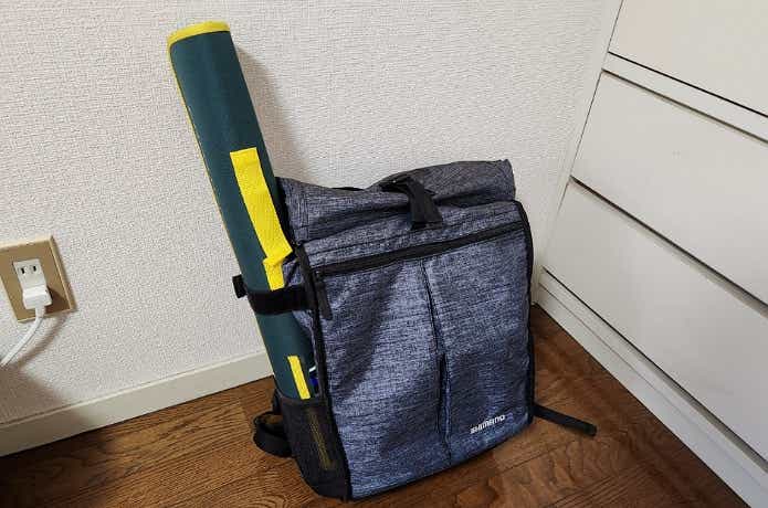 バックパックとパックロッド