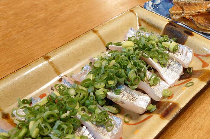 タチウオのごま油がけの作り方
