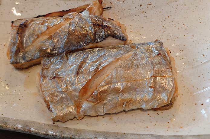 タチウオの塩焼き