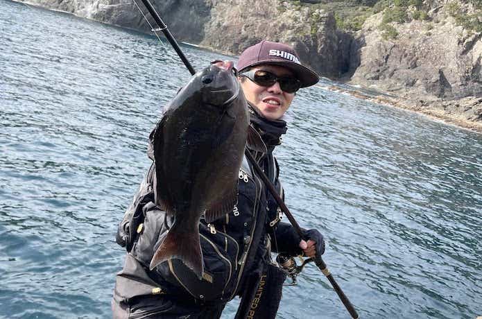 レバーブレーキリールで磯釣り