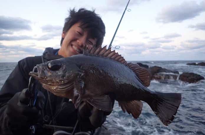 磯で釣ったアカメバル
