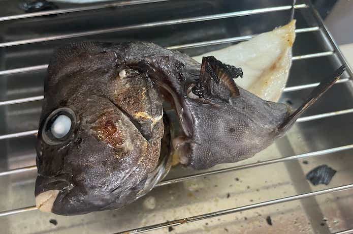 サンバソウの塩焼き