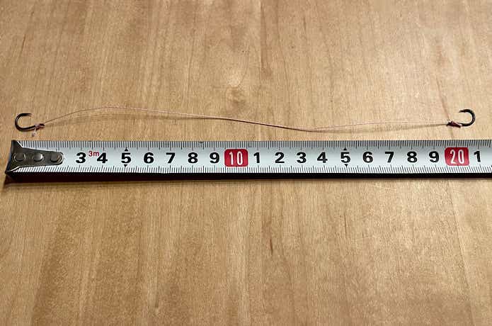 もう1つのフックを結ぶ