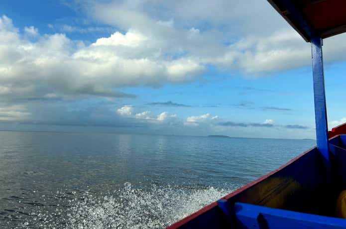 ニカラグア湖の風景