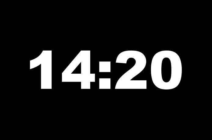 14時20分