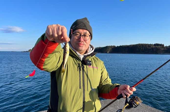 ささめ針  ボウズのがれ ライトゲームで釣れたフグ