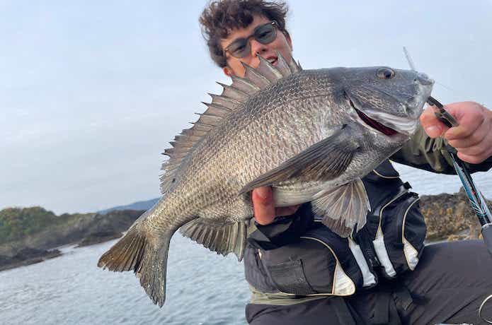 アミ漬けボイルオキアミでチヌの釣果