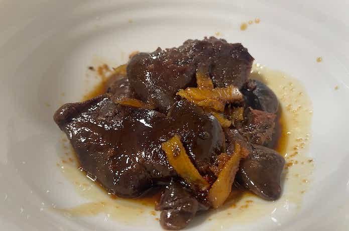 肝の甘辛煮