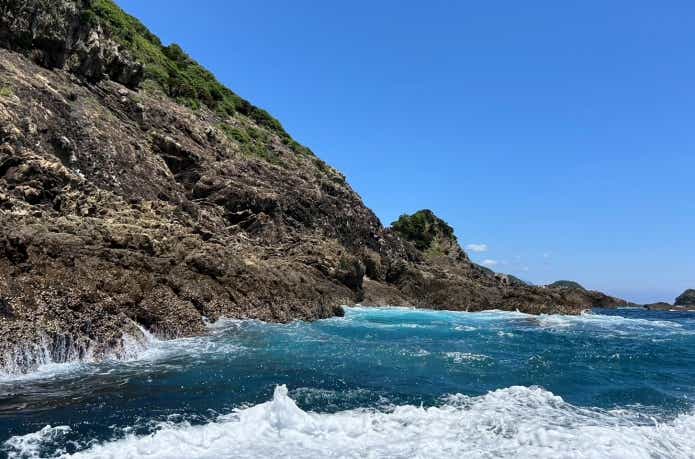 磯から落水した時の目線