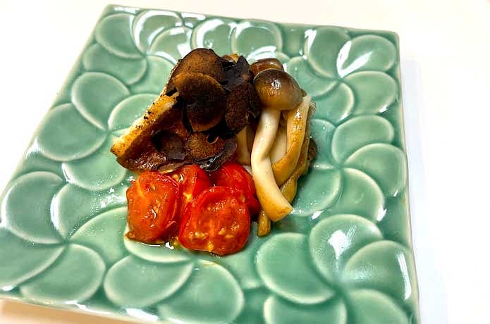 ガーリック焼きの完成