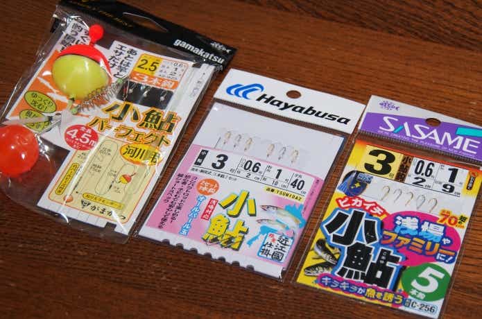 鮎の餌釣りに使用する仕掛け