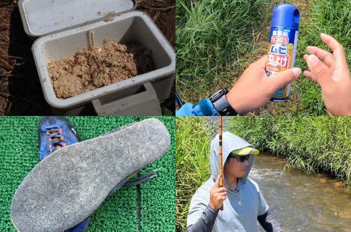 鮎の餌釣りに必要な道具