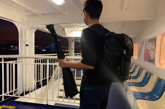 旅行先で釣り