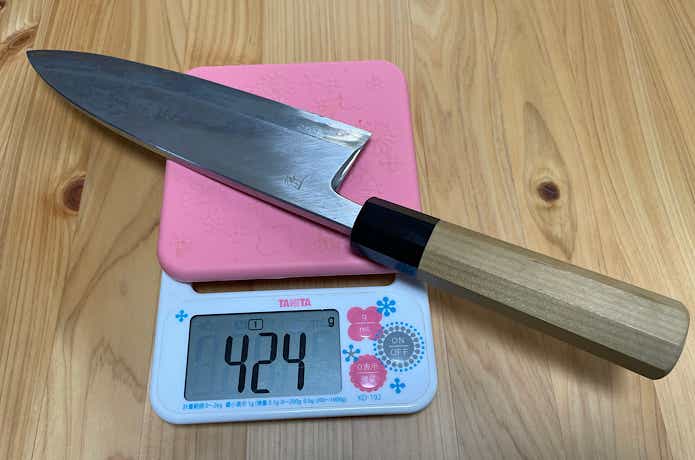 出刃の重量