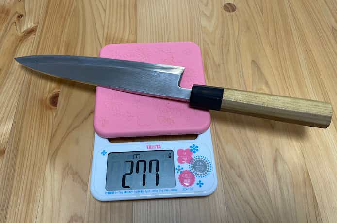 身卸出刃の重量