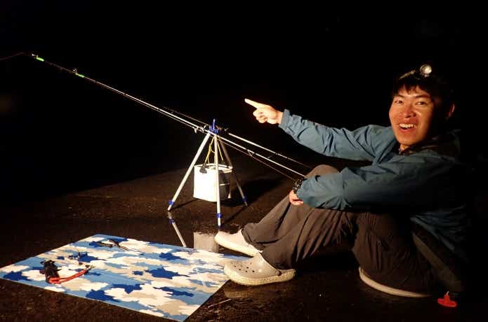 シブダイが掛かりやすいブッコミ釣り