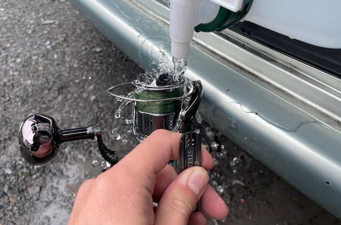 釣具の洗浄
