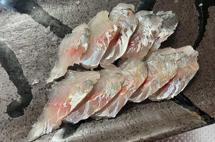 アジの食べ比べ