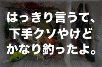 【2024年】たくさん釣ったルアーBEST5！いや〜、今年は大漁でしたわ。