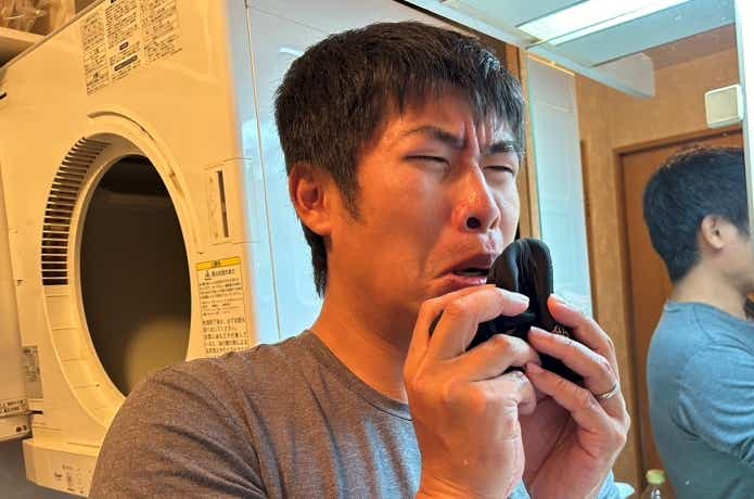 グローブが酢のニオイになった