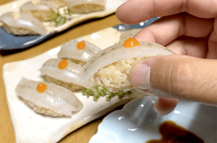 ハゼのお寿司