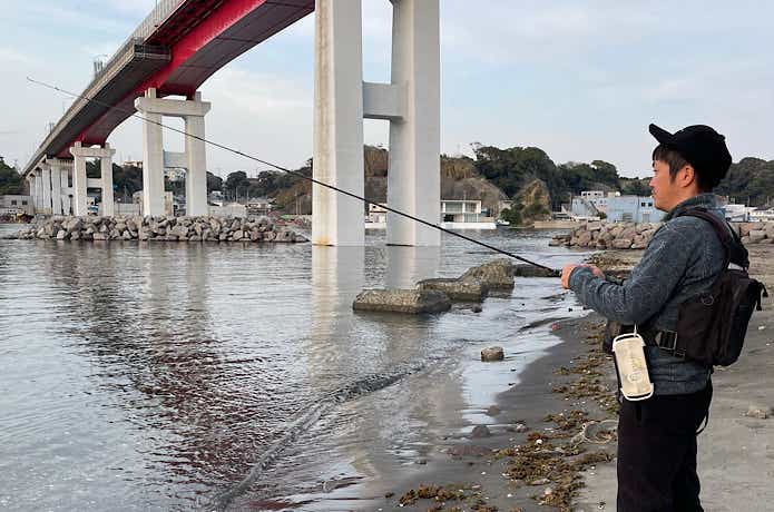 ロッドの角度を変える
