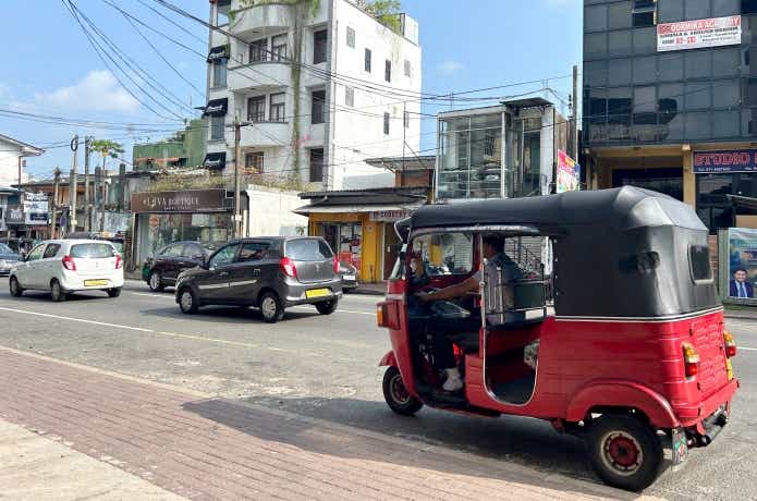 スリランカの街並み
