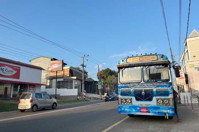 スリランカの街並み