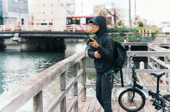 折りたたみ自転車で釣行