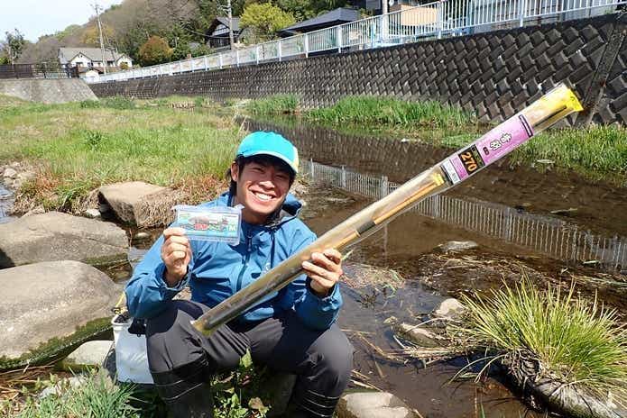 小川の釣り