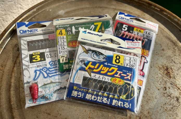 サビキ仕掛の針の大きさ