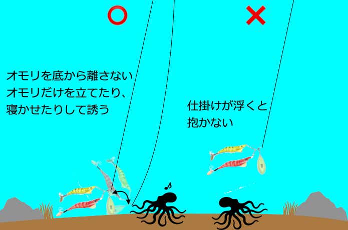 底付近の様子