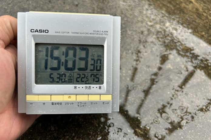 湿度計の写真
