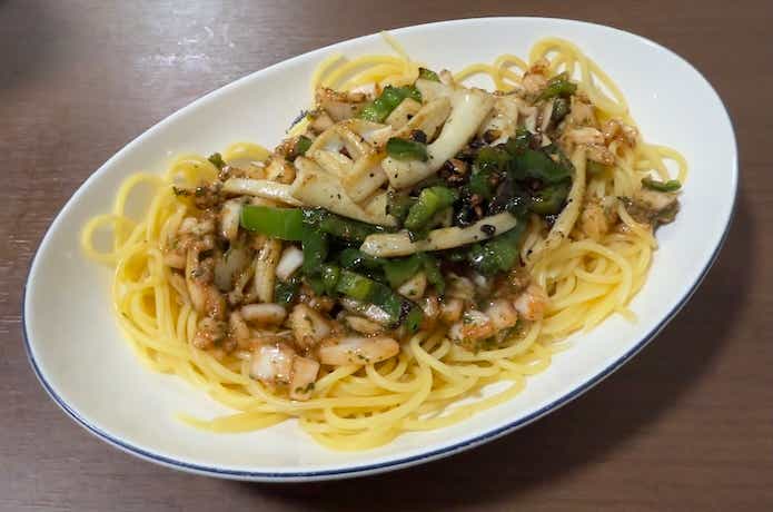 イカ冷製パスタ